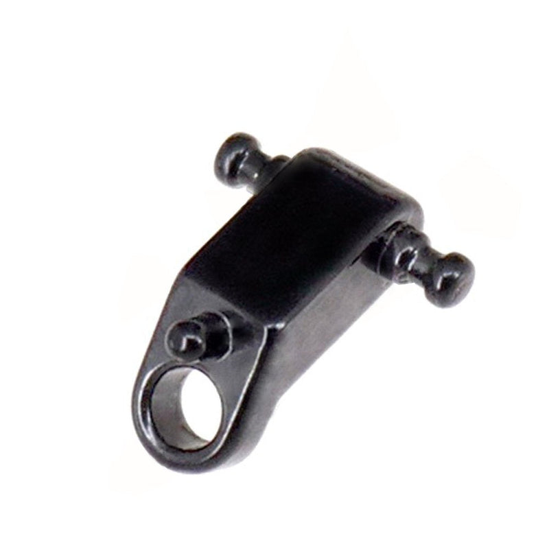 Electric Guitar String Retainers Tree Standard Roller String Guides Pack of 2pcs (Black) Black