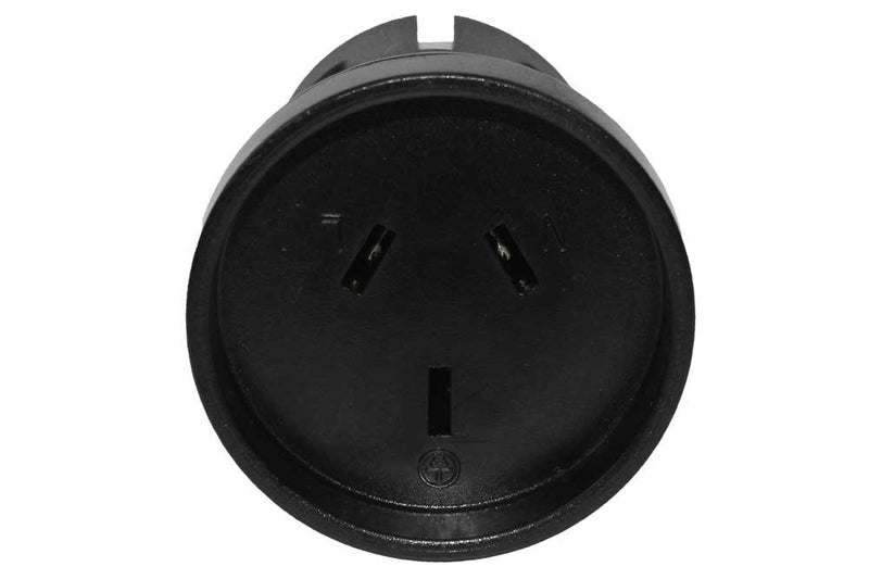 SF Cable, 3 Prong Plug Adapter, Australian AS3112 Receptacle to European Schuko CEE 7