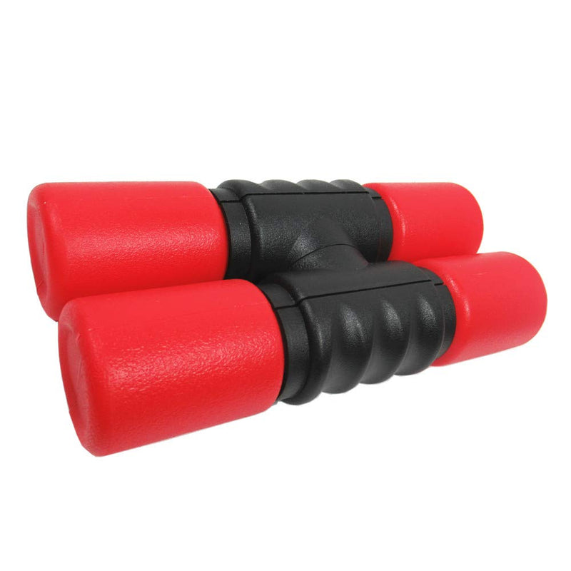 YXRSX Set of Two ABS Soft Hand Shaker Percussion Instruments Red