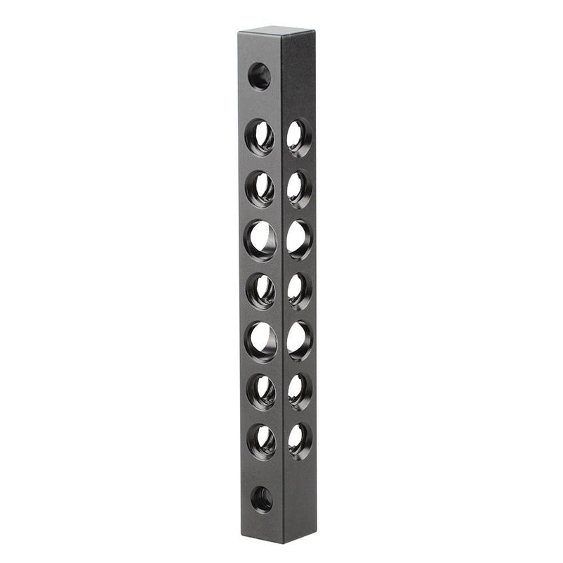 CAMVATE Cheese Bar with 1/4" Screw Holes for Monitor Mount Extend DIY Accessories (M4 Screw Hole,75mm Center Distance) - 1421 Black