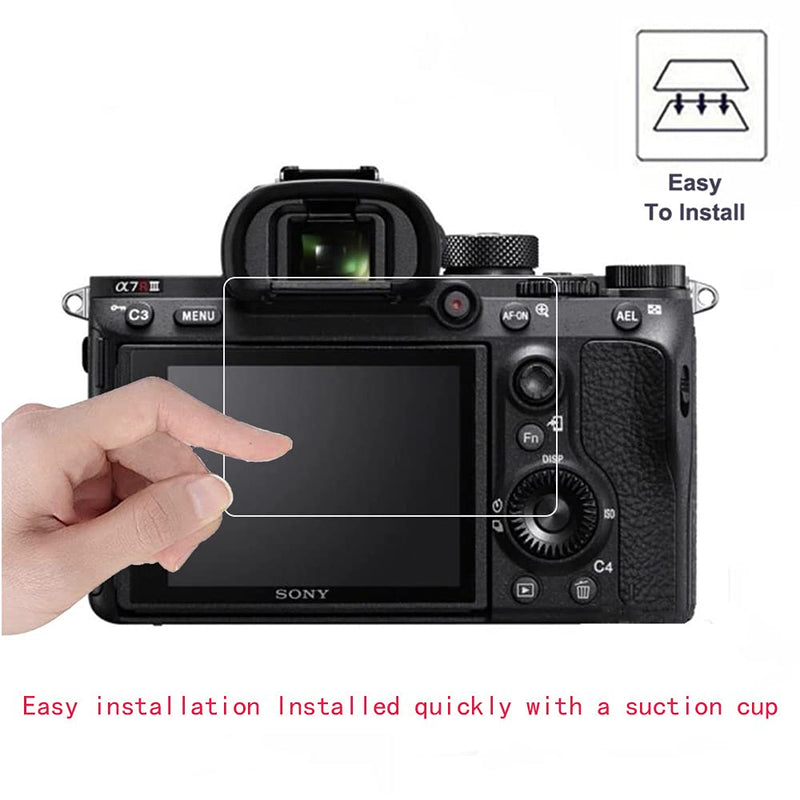 X-T3 Screen Protector (3 Packs), compatible with Fujifilm XT3 X-T3, 0.3mm 9H hardness xt3 tempered glass screen protector, LCD protector compatible with Fuji XT3 x-t3 mirrorless digital camera