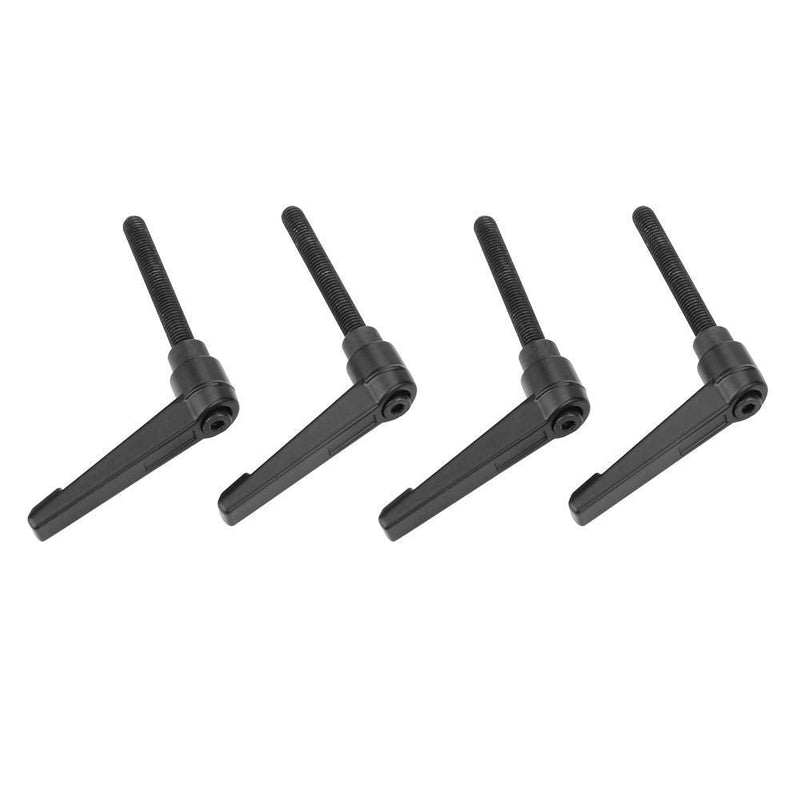 4PCS /M6 x 16/20/25/32/40/50/60/70/Male Thread Machinery 304 Alloy Adjustable Knob Handle Clamping Lever with Stud Universal Handle (16MM) 16MM