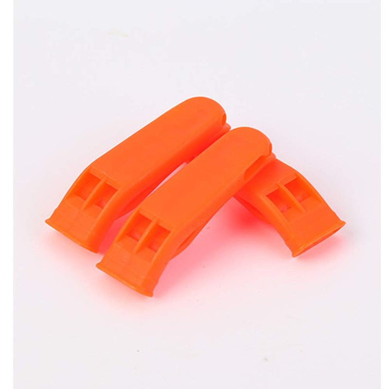 10pcs Survival Whistle Emergency Whistle with clip, Safety Whistle Emergency Lifesaving Whistle Referee Sports Whistles for Outdoor Sports, Hiking, Camping, Climbing, Boating, Emergency Survival Use