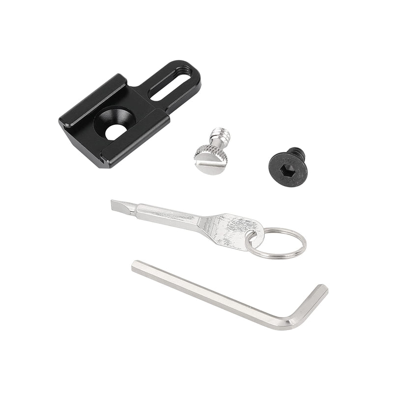 CAMVATE Universal Cold Shoe Mount with 1/4"-20 Mounting Groove & Stud Screw for DSLR Camera Cage Kit Shoe Accessories - 2939