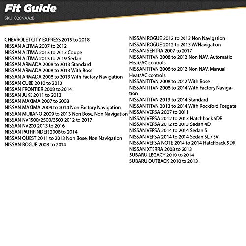 Scosche NAA2B Compatible with 2007-Up Nissan/Infiniti Diversity Antenna Adapter Standard Packaging