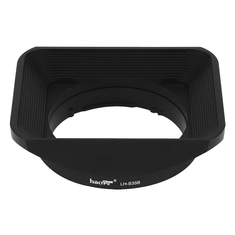 Haoge LH-S35B Bayonet Square Metal Lens Hood Shade with Cap for Sony Sonnar T FE 35mm F2.8 ZA SEL35F28Z and Sonnar T FE 55mm F1.8 ZA SEL55F18Z Lens