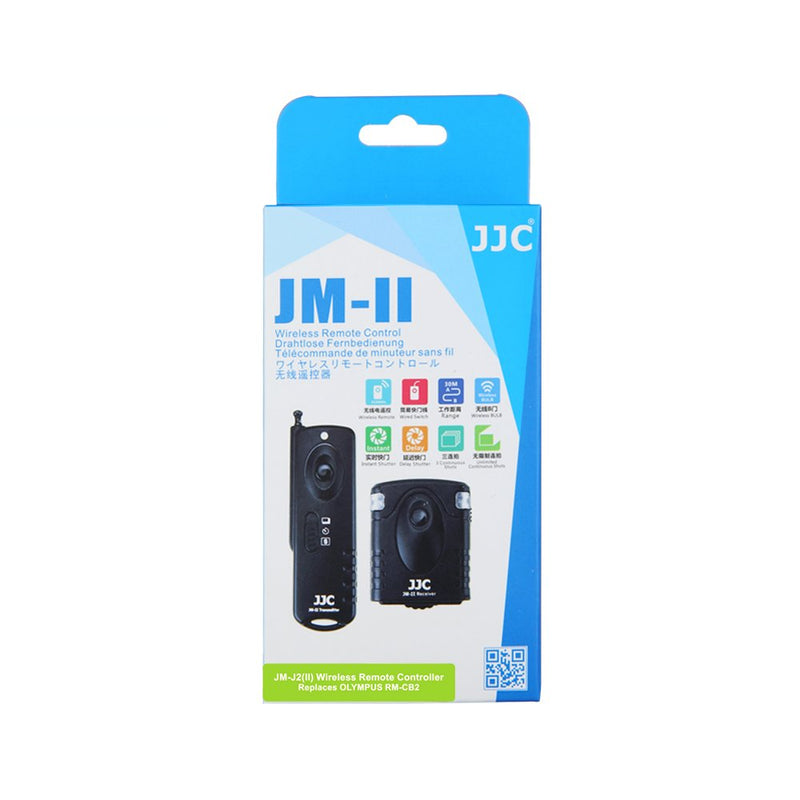 JJC RF Wireless Shutter Remote Control Replaces Olympus RM-CB2 for Olympus OM System OM-1 OM-D E-M5 Mark III E-M1 Mark III E-M1 Mark II and OM-D E-M1X
