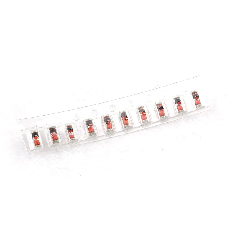 E-outstanding 100 Pcs Type LL4148 SMD Fast Switching Diode with Surface Mounting, 200mA and 75V