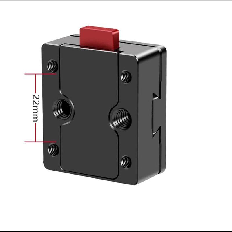 Atmoshue Mini V-Lock Assembly Kit Female V-Dock Male V-Lock Quick Release Plate, V-Lock Plate