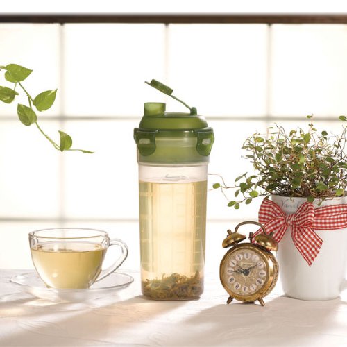 Lock&Lock Tea Bottle 3-Cup Size Stainless Strainer, One Touch