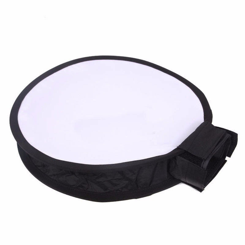 EXMAX® 11.8inches/30cm Collapsible Round Softbox Diffuser Compatible for Canon Flash Nikon Speedlight