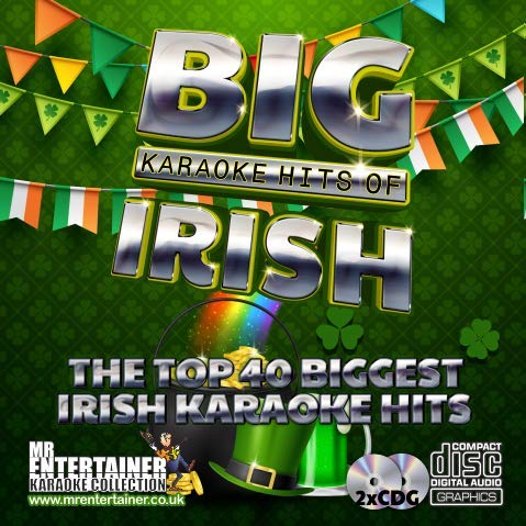 IRISH KARAOKE CD+G (CDG) Disc Pack. 40 Greatest Irish Songs Ever. Mr Entertainer Big Hits