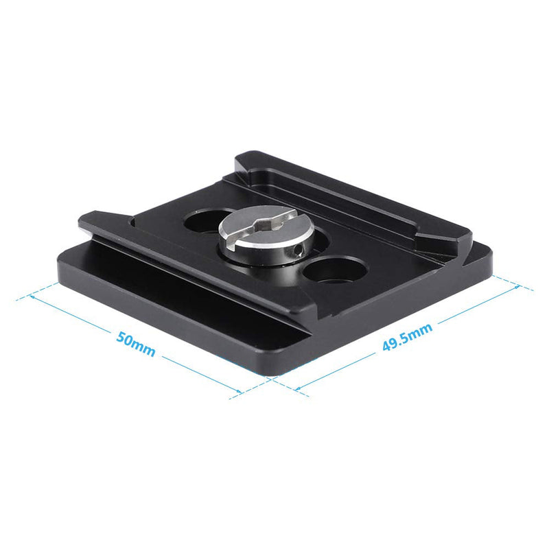 CAMVATE Quick Release Plate Sliding Mount for DSLR Camera Cage Compatible with ARCA Swiss