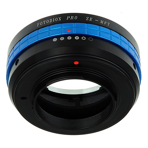 Fotodiox Pro Lens Mount Adapter, for Mamiya ZE (35mm) Lens to Olympus Panasonic Micro Four Third (MFT) Mirrorless Cameras