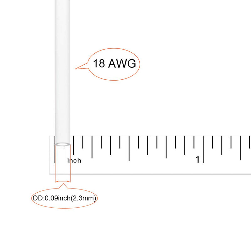 [AUSTRALIA] - uxcell Silicone Wire 18 AWG Ultra Flexible 600V Electric Wire Strands of Tinned Copper Wire 3 ft 9 Colors 