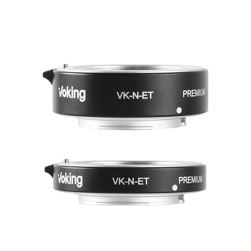 Voking VK-N-ET 10mm+16mm Auto Focus Macro Extension Tube Adapter Ring Premium Kit for Nikon Mirrorless 1 Mount Cameras J1 J2 J3 V1 V2 V3