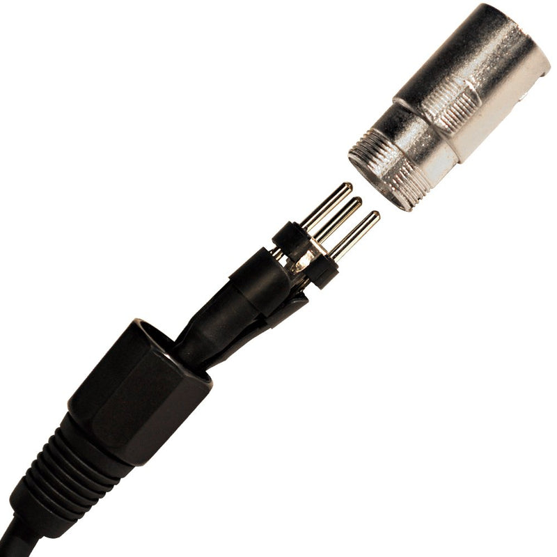 [AUSTRALIA] - SEISMIC AUDIO - SAXLX-25 - 25' Black XLR Male to XLR Female Microphone Cable - Balanced - 25 Foot Patch Cord 