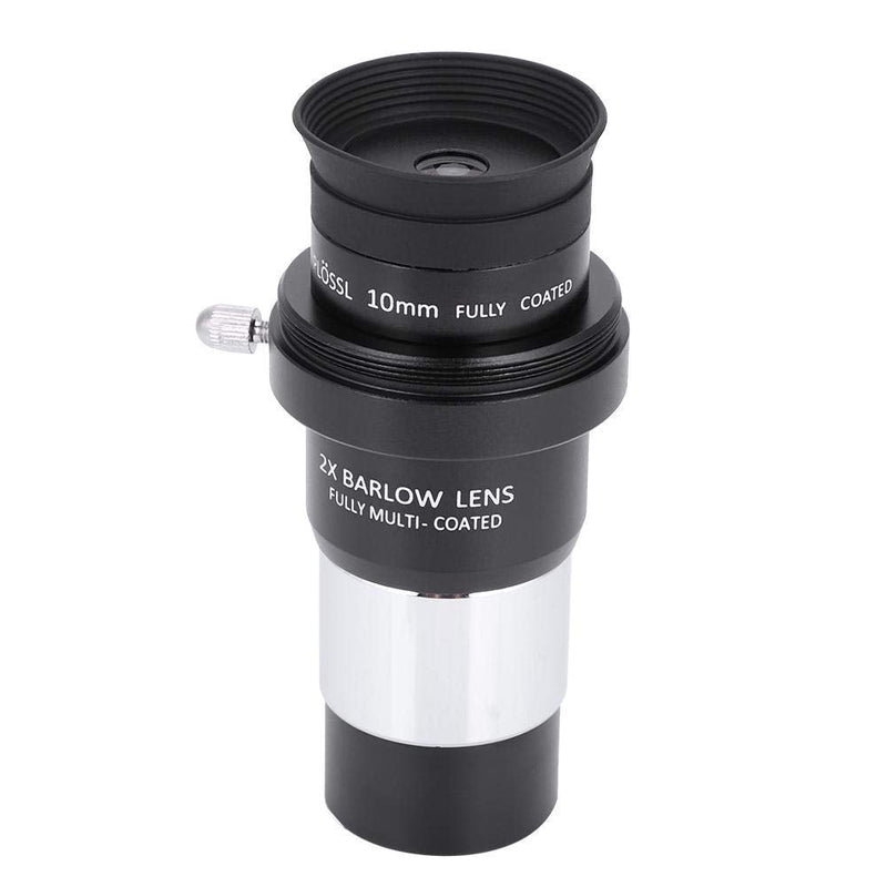 Astronomical Telescope Accessory Kit,1.25 inch Plossl Telescope Eyepiece Set 4/10/25mm + 2X Barlow Lens Kit for Astronomy