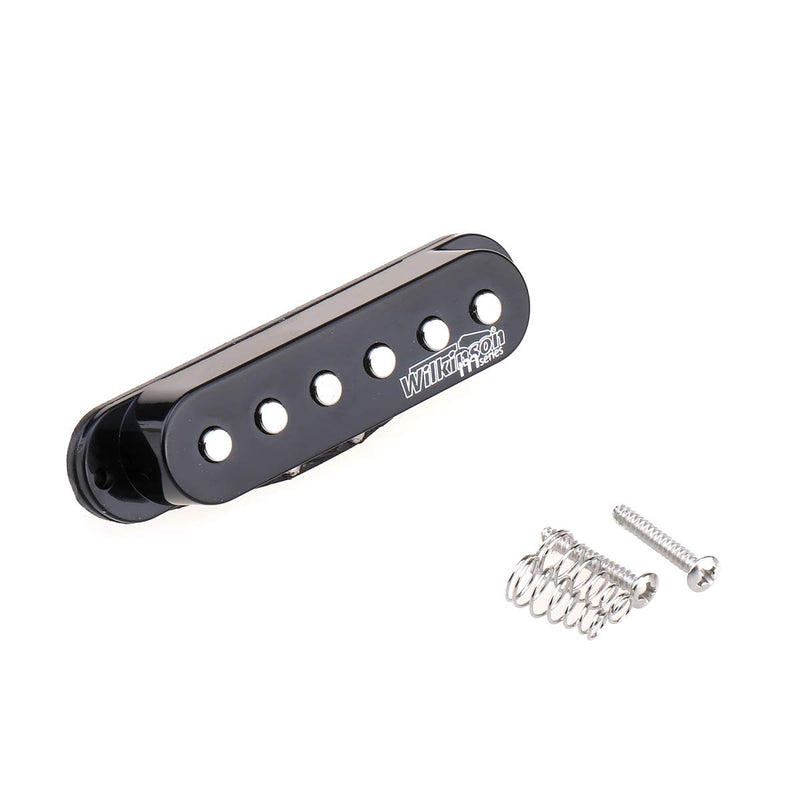 Wilkinson High Output Ceramic ST Strat Single Coil Pickups Set for Stratocaster Electric Guitar, Black