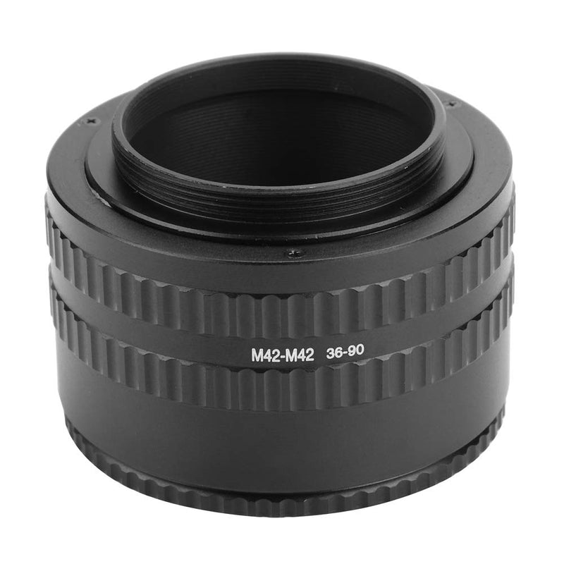 Pomya M42 Lens to M42 Mount Focusing Helicoid Adapter, Adjustable Focusing Helicoid Lens Adapter Macro Tube Accessory(36mm-90mm) 36mm-90mm