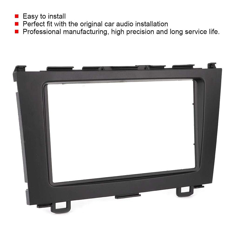 Gorgeri Navigation Modified Frame Car DVD Stereo Radio Fascia Dash Panel 2 Din Frame Trim Kit Fit for Honda CRV 07-10