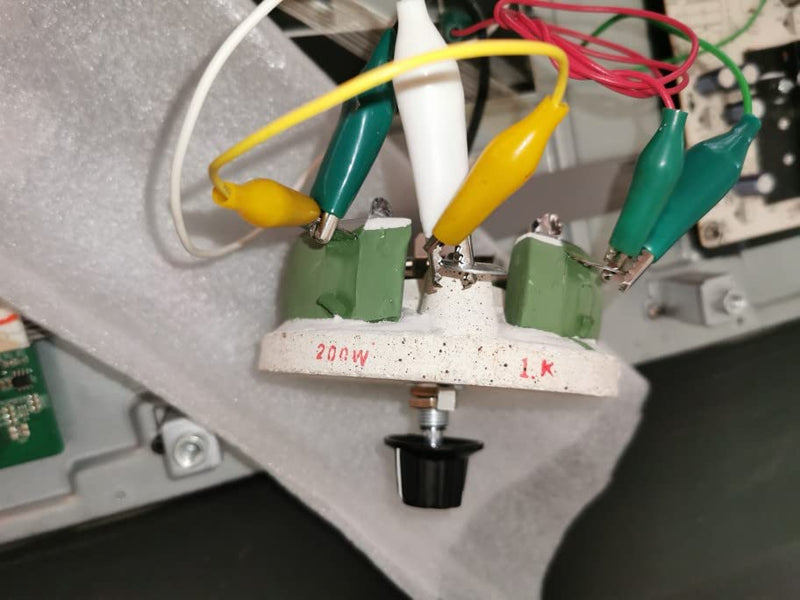 [AUSTRALIA] - Fielect 150W 500 Ohm Ceramic Wirewound Potentiometer Linear Rotary Resistor Rheostat with Knob 150W 500R 