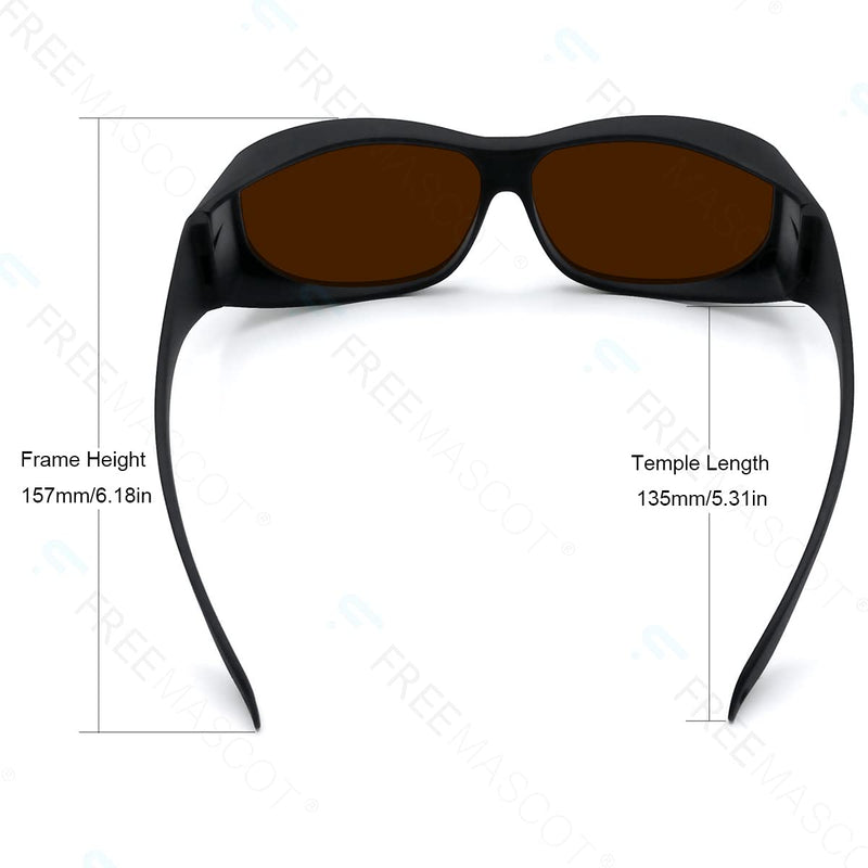 FreeMascot OD 6+ 190nm-550nm / 800nm-1700nm Wavelength Professional Laser Safety Glasses Eye Protective Glasses Style 4