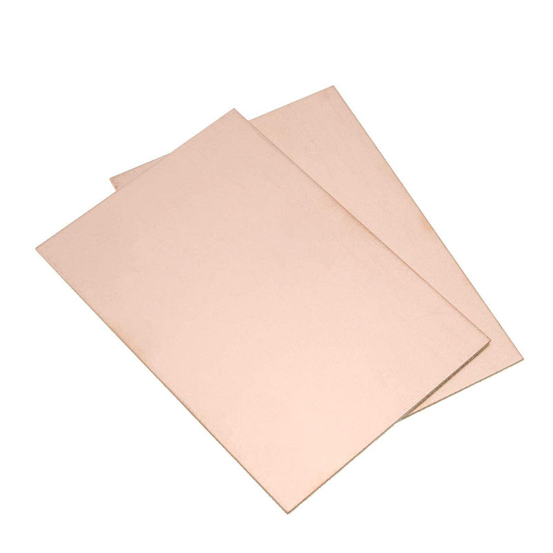 E-outstanding 5-Pack One Side Single Sided PCB Glass Fiber Copper Clad Laminate FR4 Universal Circuit Prototype Board 70x100x1.5MM