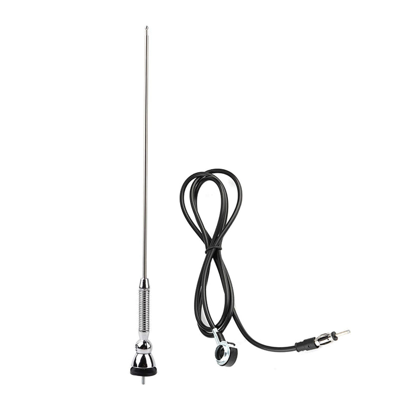 [AUSTRALIA] - Qiilu Automotive Antennas, 18.5" Universal Car Roof Fender Radio AM/FM Aerial Antenna 180°Swivel 