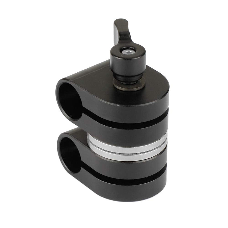 CAMVATE Adjustable 15mm Dual Rod Adapter with Rosette