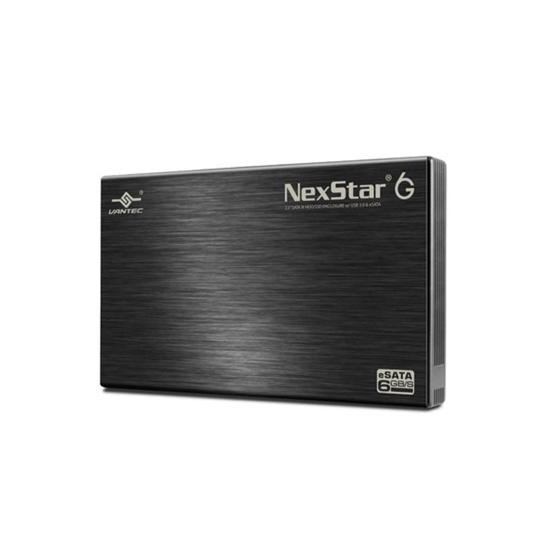 Vantec 2.5" SATA 6Gb/s to USB 3.0/eSATA HDD Enclosure, Black Color (NST-266SU3-BK) NexStar 6G - USB 3.0/eSATA