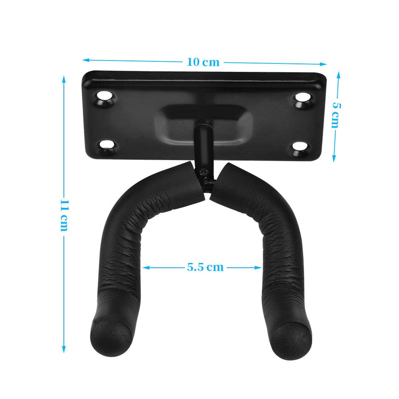 MOREYES Guitar Hanger Wall Mount for Acoustic Guitar,Classical Guitiar,Bass,Electric Guitar hanger 2