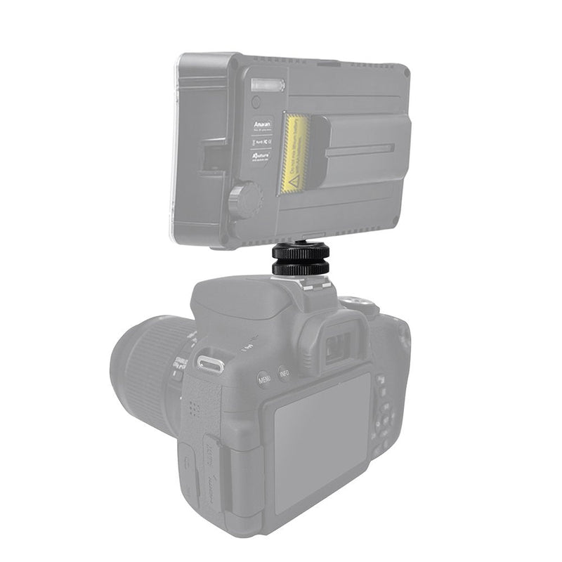 1/4" Hot Shoe Adapter Mount Camera Shoe Mount Screw Flash Cold Shoe Mount to Tripod Screw Adapter DSLR Camera Rig-4 Packs