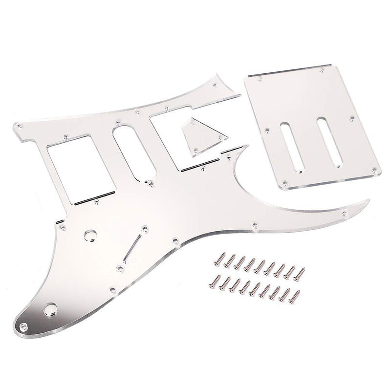 Alnicov Pickguard HSH with Back Cover and Trussrod Cover Mirror for Ibanez RG350 EXZ MDX EX Guitar