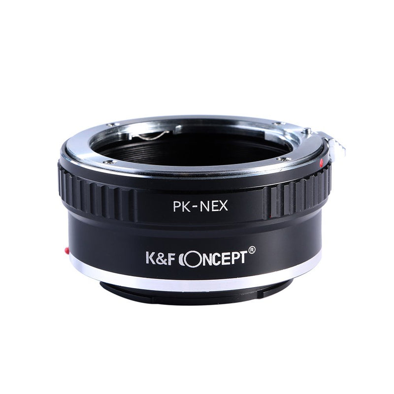 K&F Concept PK K Mount Lens to Sony NEX E-Mount Lens Adapter, Compatible with Sony NEX-3 NEX-3C NEX-3N NEX-5 NEX-5C NEX-5N NEX-5R NEX-5T NEX-6 NEX-7 NEX-F3 NEX-VG10 VG20