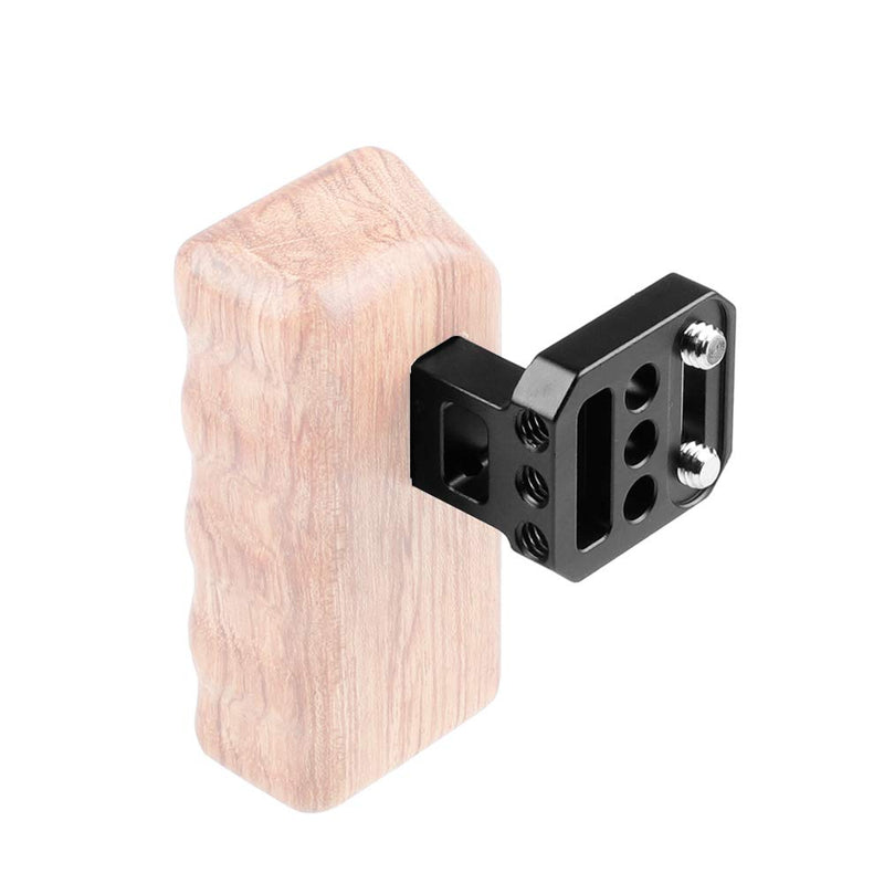 CAMVATE Camera Cage Wood Handle Grip Connection Mount