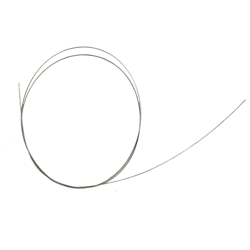 BQLZR 2x Piano Accessories Steel Wire 1m Piano Strings 13# Silver Replacement Strings
