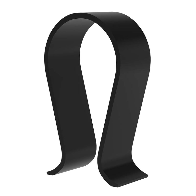Geekria Acrylic Omega Headphone Stand, Desk Display Holder, Earphones Hanger, Compatible with Sony, ÂKG, Sennheíser, JVCs, PHÎLIPS, Bang & ÔLUFSEN Over-Ear Headsets (Black)