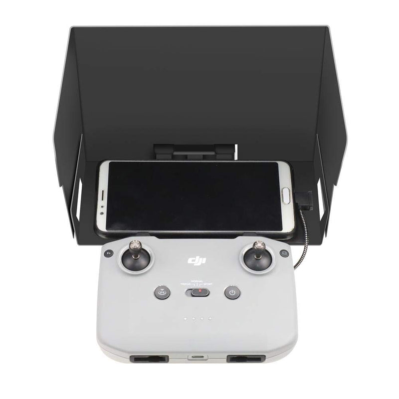 Xmipbs Remote Controller Sunshade for DJI Mavic Air 2 Mini 2 Monitor Sun Hood Compatible with Smart Phones 4.7-6.5 inch