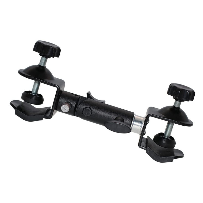 AngelReally Metal Tripod Umbrella Holder, Outdoor Camera Clamp Outdoor Tripod Umbrella Holder Metal Clip Bracket Stand Clamp Photography Accessory(Metal Clip Not Plastic Clip)