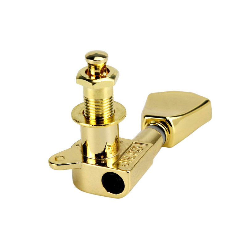 FLEOR 3L3R Guitar Tuners Machine Heads Golden Vintage Keystone Style Tuning Pegs Keys Set Fit Les Paul Guitar Replacment