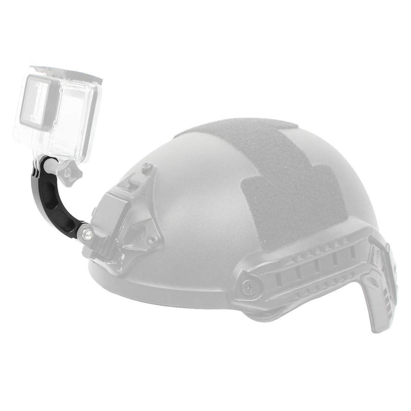 Aluminum Alloy Curved Extension Pivot Arm Mount for GoPro Hero 4 5 6 7 8 9 Black Silver Session, AKASO/Campark/YI & Other Cameras