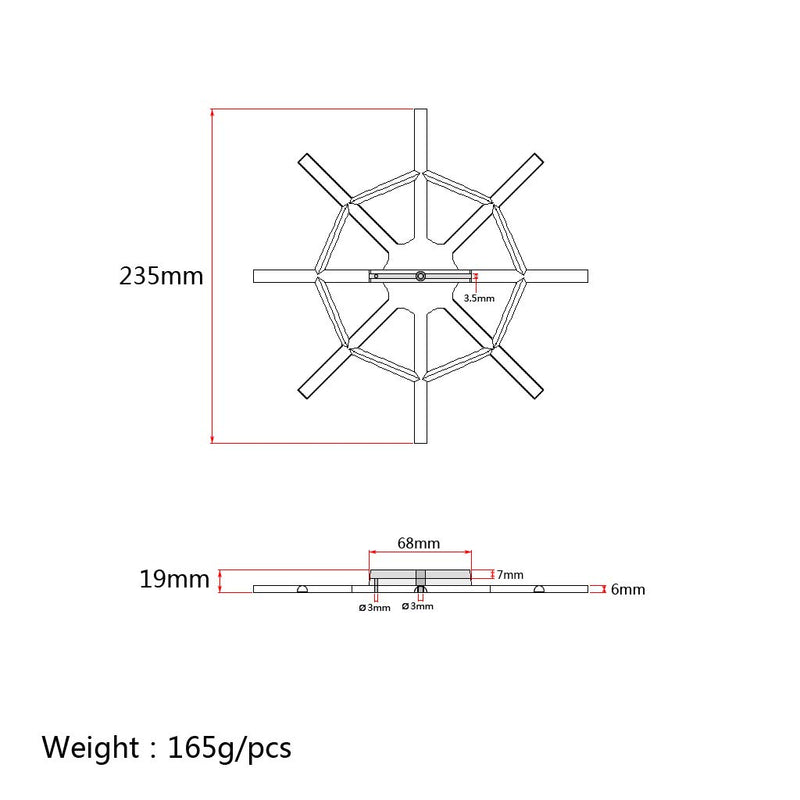 Alnicov Dobro Resonator Guitar Replacement Parts Cones Soundhole Screens Tailpiece Bridge Saddle for Dobro Guitar Set of 8