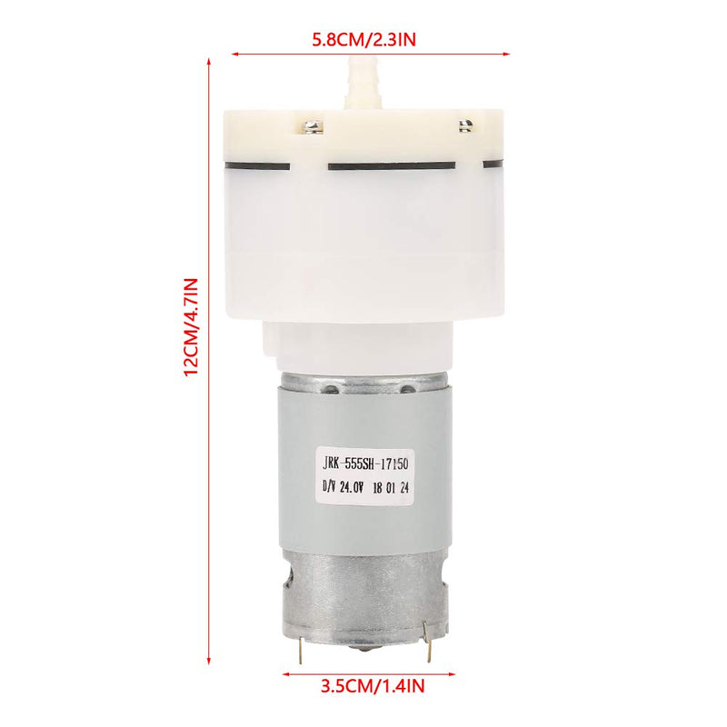 DC 24V Mini Vacuum Pump Low Noise Short Filling Time Air Vacuum Suction Pump Used in Massage Chairs, Leg Machines