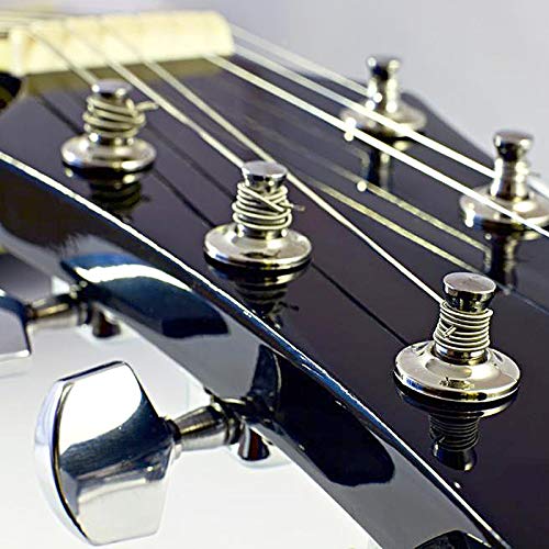 DGQ 3L3R 6 Pieces Acoustic Guitar String Tuning Pegs Machine Heads Knobs Tuning Keys Enclosed Locking Tuners for Electric or Acoustic Guitar