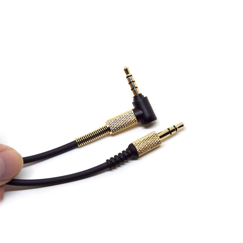 FAAEAL Replacement Audio Cable for Marshall Major II 2 Monitor Headphone Cord with Remote Microphone Volume Control for iPhone Samsung Black