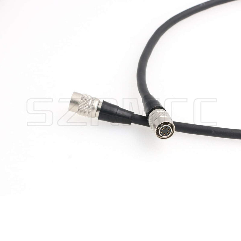 [AUSTRALIA] - SZRMCC Hirose 6 pin Female to Hirose 6 pin Female Basler GigE CCD Industrial Camera Power I/O Extension Cable (Straight to Straight, 1m) Straight to Straight 
