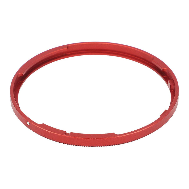Haoge RRC-GNR Red Metal Decorate Ring Cap for RICOH GR III GRIII GR3 Camera Replaces GN-1 Ring Cap (Red)