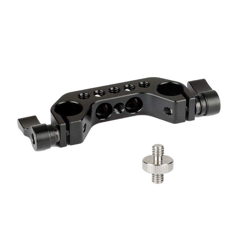 CAMVATE Camera 15mm Rod Bracket with 1/4-20 Thread Mount for 15mm Shoulder Rig