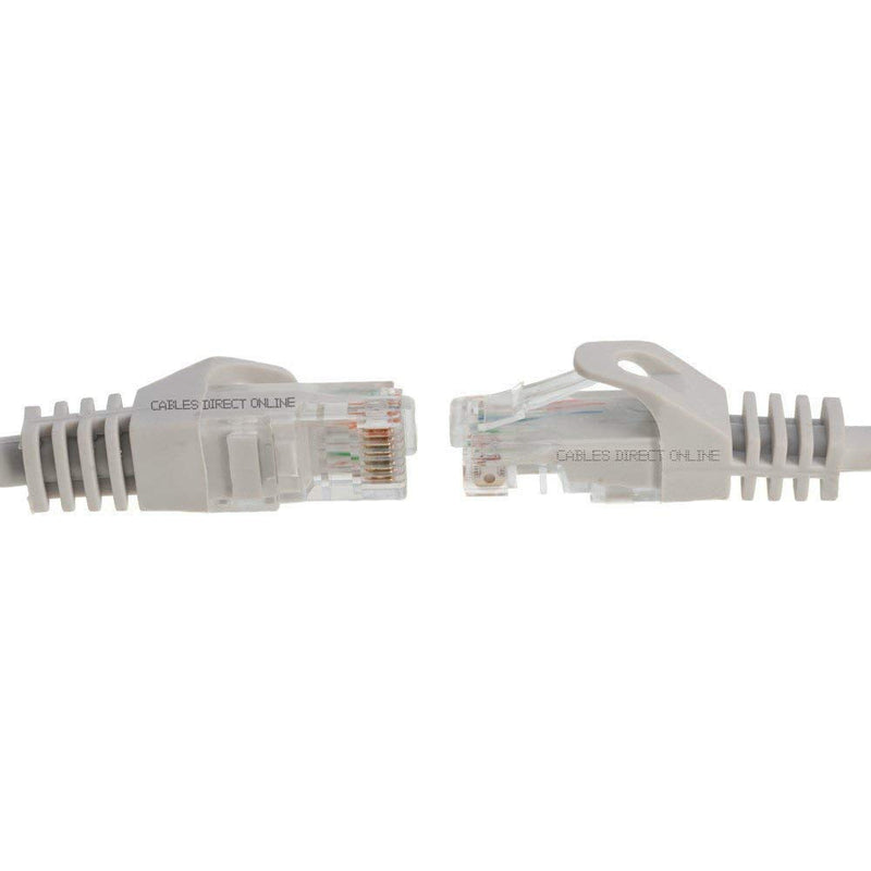 Cables Direct Online Grey 50ft Cat6 Ethernet Network Cable RJ45 Internet Modem Patch Cord